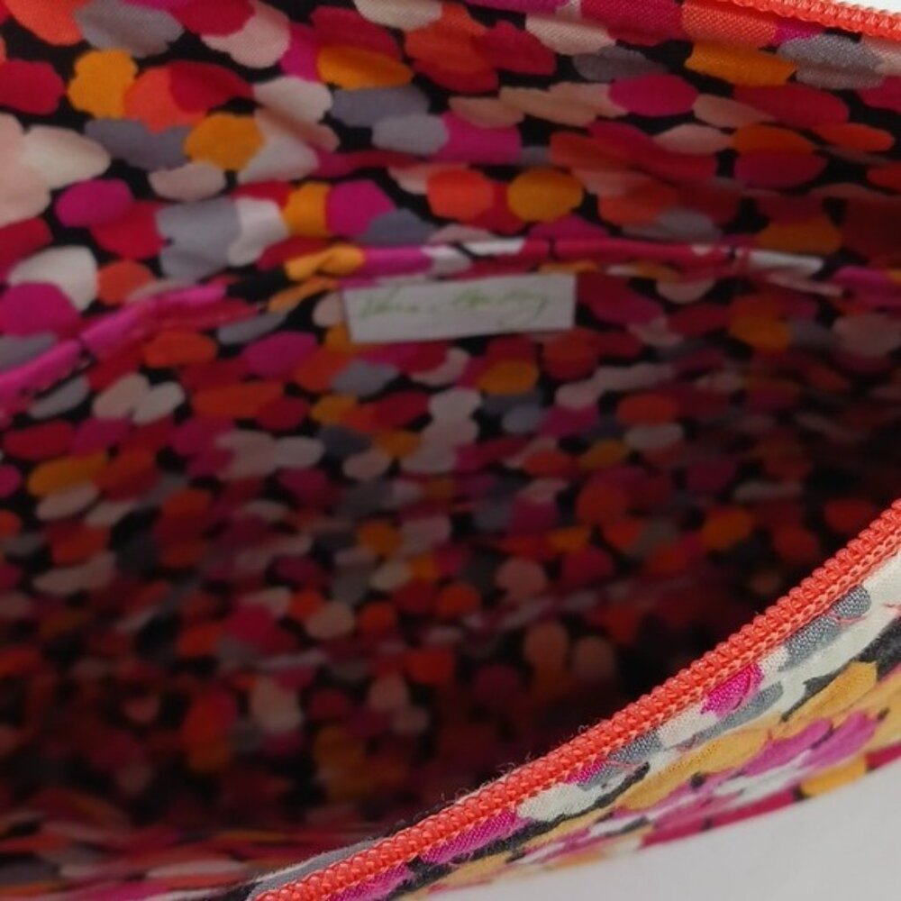 Vera Bradley Purse Pink Orange Floral Crossbody Bag Adjustable Strap - Picture 6 of 6
